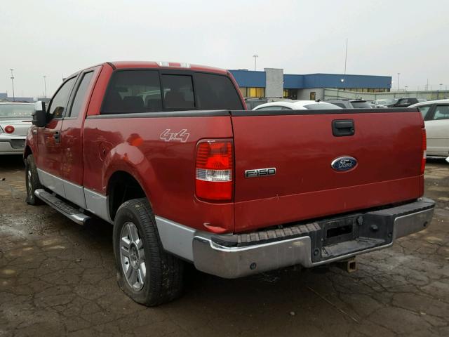 1FTPX14V68FC23142 - 2008 FORD F150 RED photo 3