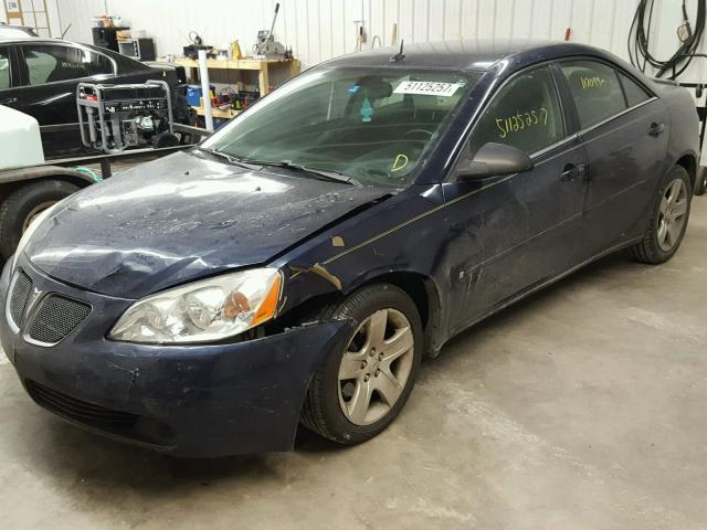 1G2ZG57B384102649 - 2008 PONTIAC G6 BASE BLACK photo 2