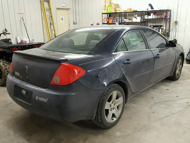 1G2ZG57B384102649 - 2008 PONTIAC G6 BASE BLACK photo 4