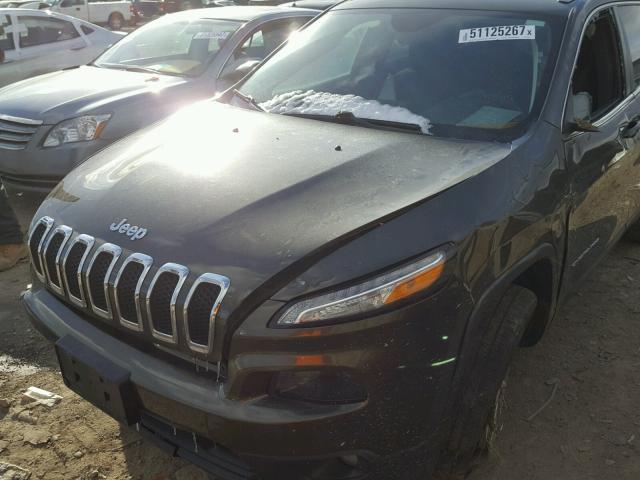 1C4PJMCSXFW653408 - 2015 JEEP CHEROKEE L CHARCOAL photo 2