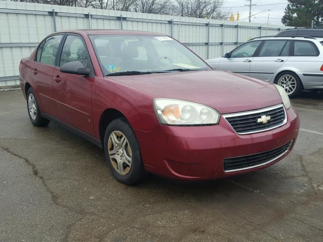 1G1ZS51F86F286616 - 2006 CHEVROLET MALIBU LS RED photo 1