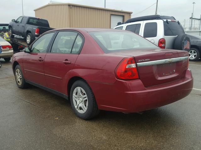 1G1ZS51F86F286616 - 2006 CHEVROLET MALIBU LS RED photo 3