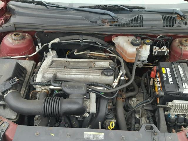 1G1ZS51F86F286616 - 2006 CHEVROLET MALIBU LS წითელი ფოტო 7