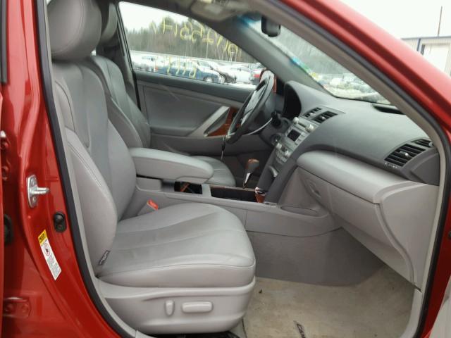 4T4BF3EK9AR024294 - 2010 TOYOTA CAMRY BASE RED photo 5