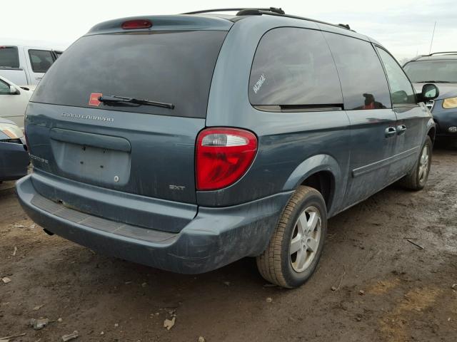 2D4GP44L76R790436 - 2006 DODGE GRAND CARA TURQUOISE photo 4