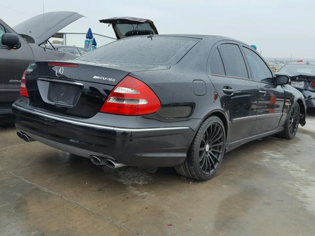 WDBUF76J85A742235 - 2005 MERCEDES-BENZ E 55 AMG BLACK photo 4