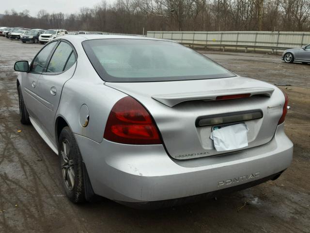 2G2WP522X51330956 - 2005 PONTIAC GRAND PRIX 银色 照片 3