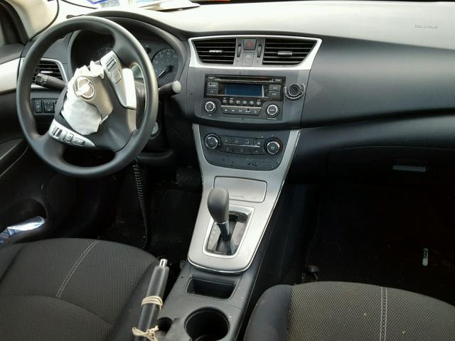 3N1AB7AP0FY230089 - 2015 NISSAN SENTRA S GRAY photo 9