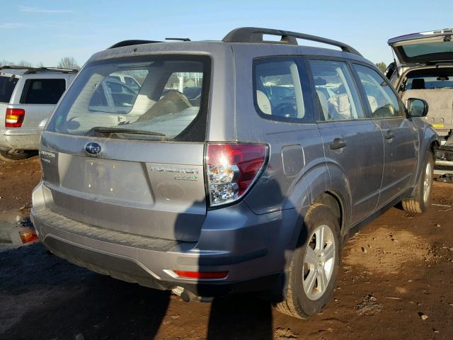 JF2SHABC2BH706486 - 2011 SUBARU FORESTER 2 SILVER photo 4