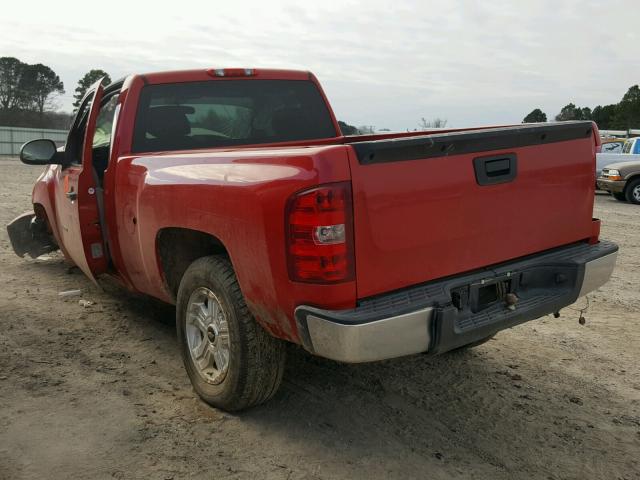 1GCPCPEX1AZ153181 - 2010 CHEVROLET SILVERADO RED photo 3