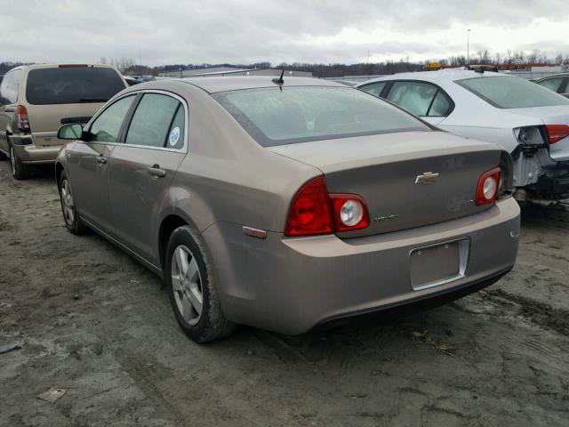 1G1ZG57B98F201582 - 2008 CHEVROLET MALIBU LS TAN photo 3