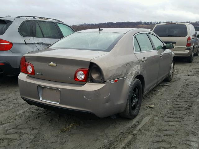 1G1ZG57B98F201582 - 2008 CHEVROLET MALIBU LS TAN photo 4