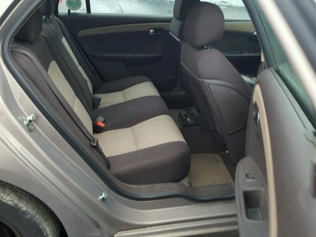 1G1ZG57B98F201582 - 2008 CHEVROLET MALIBU LS TAN photo 6