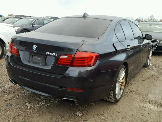 WBAFR9C55BC270285 - 2011 BMW 550 I CHARCOAL photo 4