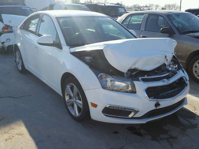 1G1PE5SB6F7101631 - 2015 CHEVROLET CRUZE LT WHITE photo 1