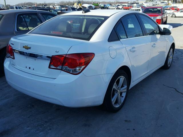 1G1PE5SB6F7101631 - 2015 CHEVROLET CRUZE LT WHITE photo 4