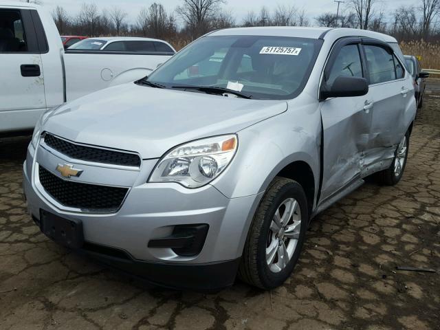 2GNALBEKXC1112970 - 2012 CHEVROLET EQUINOX LS SILVER photo 2