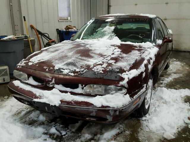 1G3HN52K3V4857316 - 1997 OLDSMOBILE 88 BASE MAROON photo 2