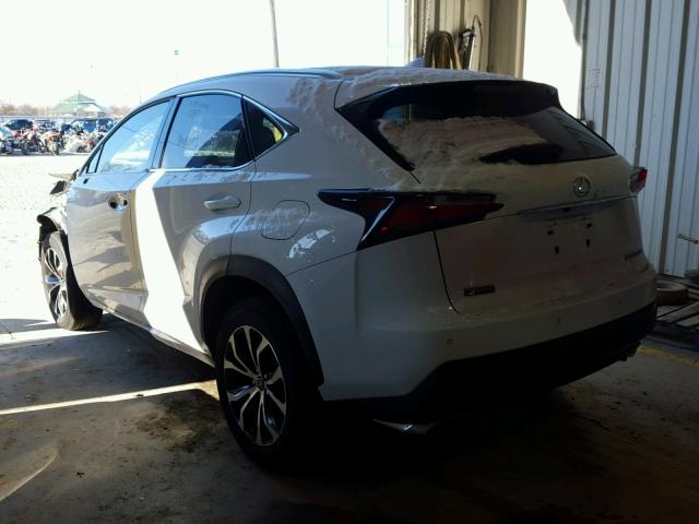 JTJBARBZ0G2058997 - 2016 LEXUS NX 200T WHITE photo 3