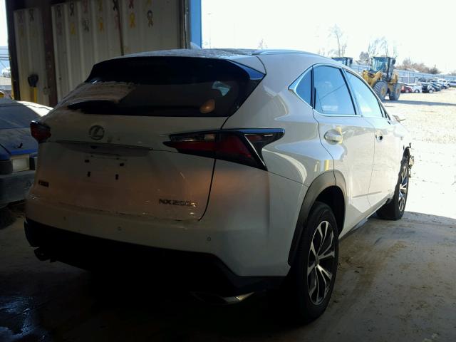 JTJBARBZ0G2058997 - 2016 LEXUS NX 200T WHITE photo 4