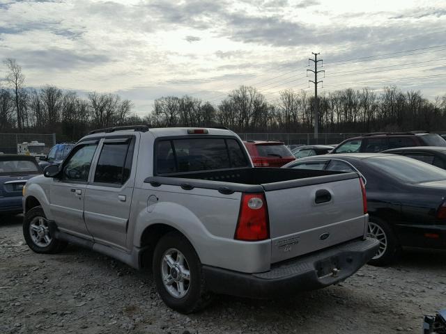 1FMZU77K14UA78132 - 2004 FORD EXPLORER S SILVER photo 3