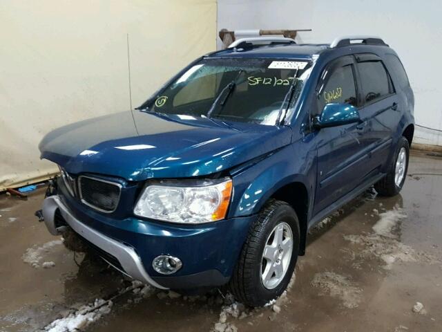 2CKDL73F266098667 - 2006 PONTIAC TORRENT BLUE photo 2