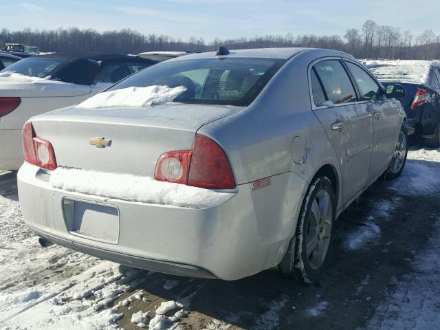 1G1ZC5E08CF206729 - 2012 CHEVROLET MALIBU 1LT SILVER photo 4