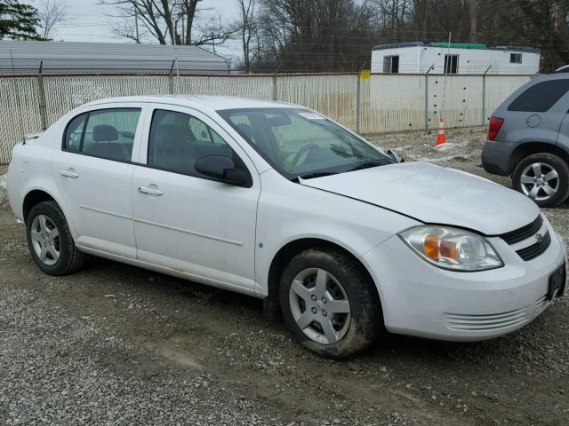 1G1AK55F977201205 - 2007 CHEVROLET COBALT LS WHITE photo 1