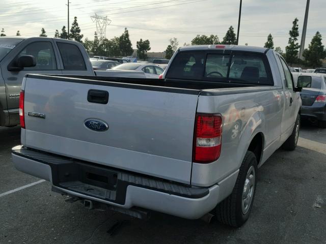 1FTRF122X8KE42536 - 2008 FORD F150 SILVER photo 4