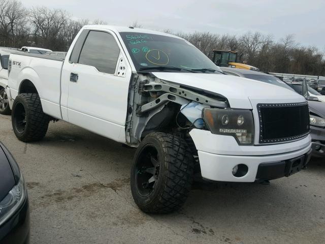 1FTRF14809KB34665 - 2009 FORD F150 WHITE photo 1