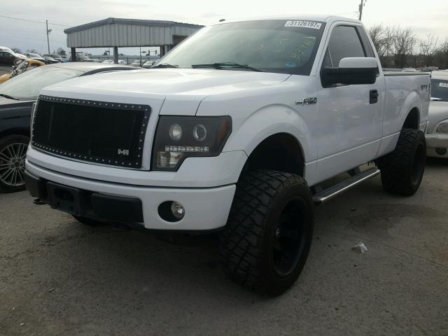 1FTRF14809KB34665 - 2009 FORD F150 WHITE photo 2