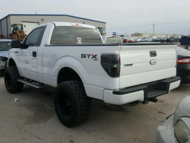 1FTRF14809KB34665 - 2009 FORD F150 WHITE photo 3