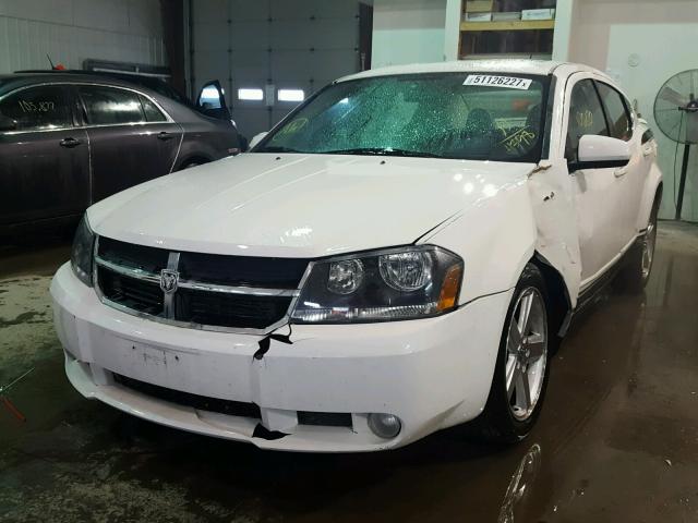 1B3LD76M98N694398 - 2008 DODGE AVENGER R/ WHITE photo 2