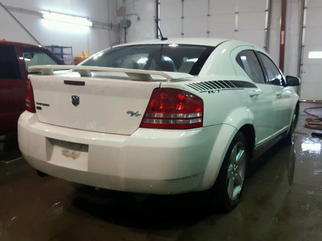 1B3LD76M98N694398 - 2008 DODGE AVENGER R/ WHITE photo 4