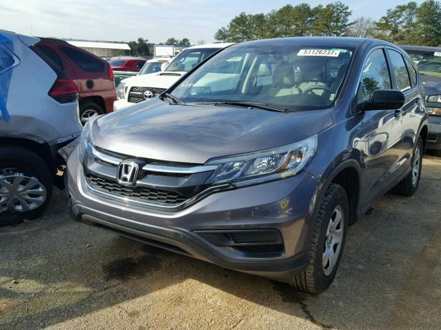 3CZRM3H37GG700917 - 2016 HONDA CR-V LX GRAY photo 2