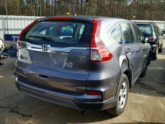 3CZRM3H37GG700917 - 2016 HONDA CR-V LX GRAY photo 4