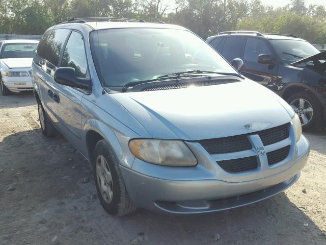 1D4GP24373B127821 - 2003 DODGE GRAND CARA BLUE photo 1