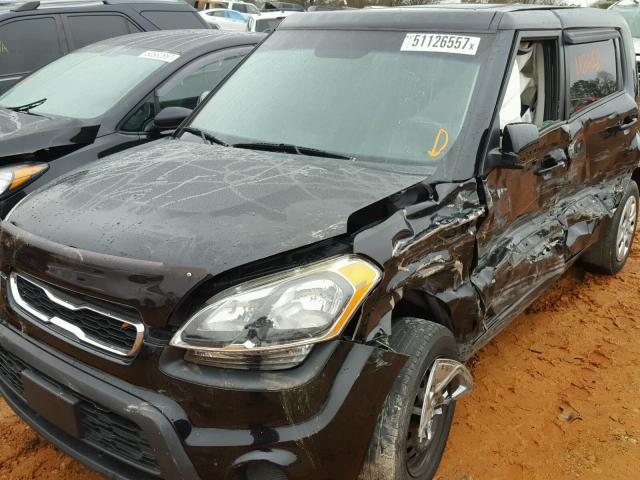 KNDJT2A5XC7421558 - 2012 KIA SOUL BLACK photo 9