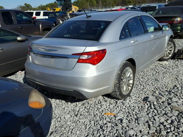 1C3CCBABXCN155375 - 2012 CHRYSLER 200 LX GRAY photo 4