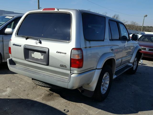 JT3GN87R8Y0151395 - 2000 TOYOTA 4RUNNER LI SILVER photo 4