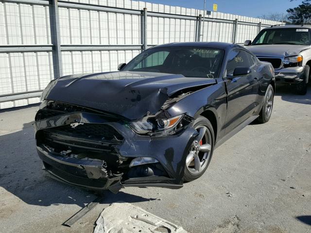 1FA6P8AM6G5250660 - 2016 FORD MUSTANG BLACK photo 2