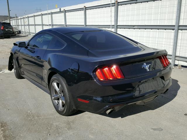 1FA6P8AM6G5250660 - 2016 FORD MUSTANG BLACK photo 3