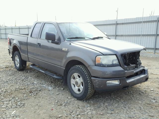 1FTRX14W74NB39722 - 2004 FORD F150 GRAY photo 1