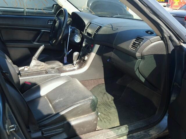 4S3BL626757224921 - 2005 SUBARU LEGACY 2.5 BLUE photo 5