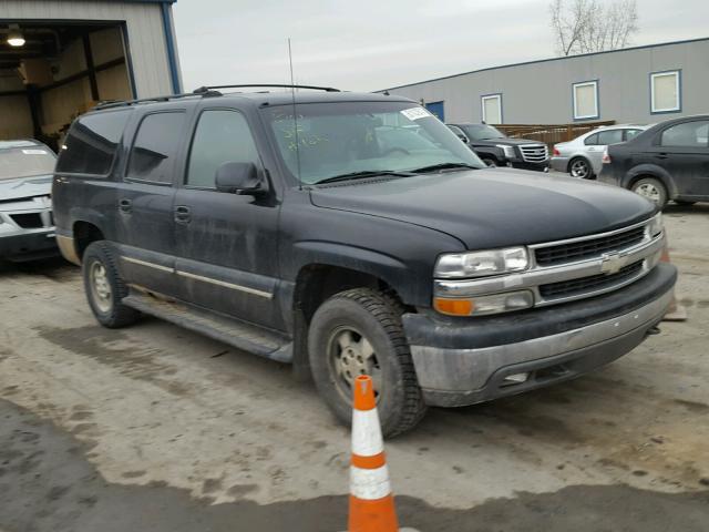 1GNFK16ZX2J105892 - 2002 CHEVROLET SUBURBAN K BLACK photo 1