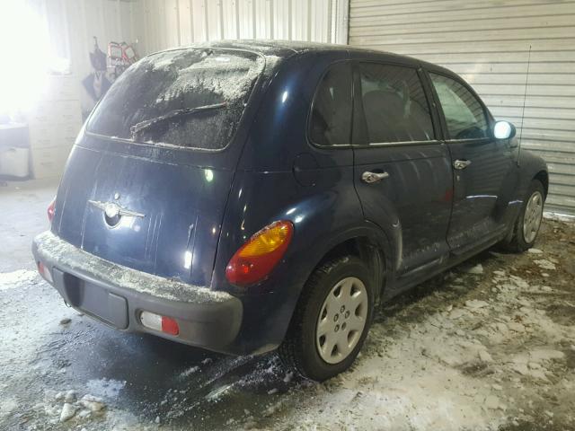 3C4FY4BB71T571532 - 2001 CHRYSLER PT CRUISER BLUE photo 4