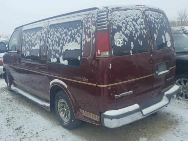 1GBFG15R3Y1212520 - 2000 CHEVROLET EXPRESS G1 RED photo 3