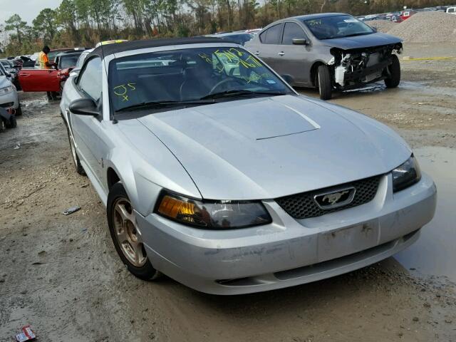 1FAFP444X3F421984 - 2003 FORD MUSTANG SILVER photo 1
