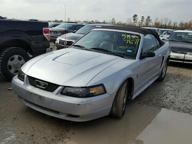 1FAFP444X3F421984 - 2003 FORD MUSTANG SILVER photo 2