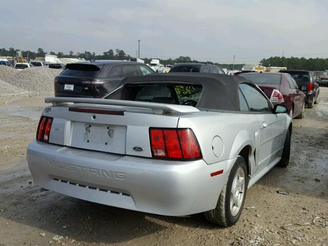 1FAFP444X3F421984 - 2003 FORD MUSTANG SILVER photo 4